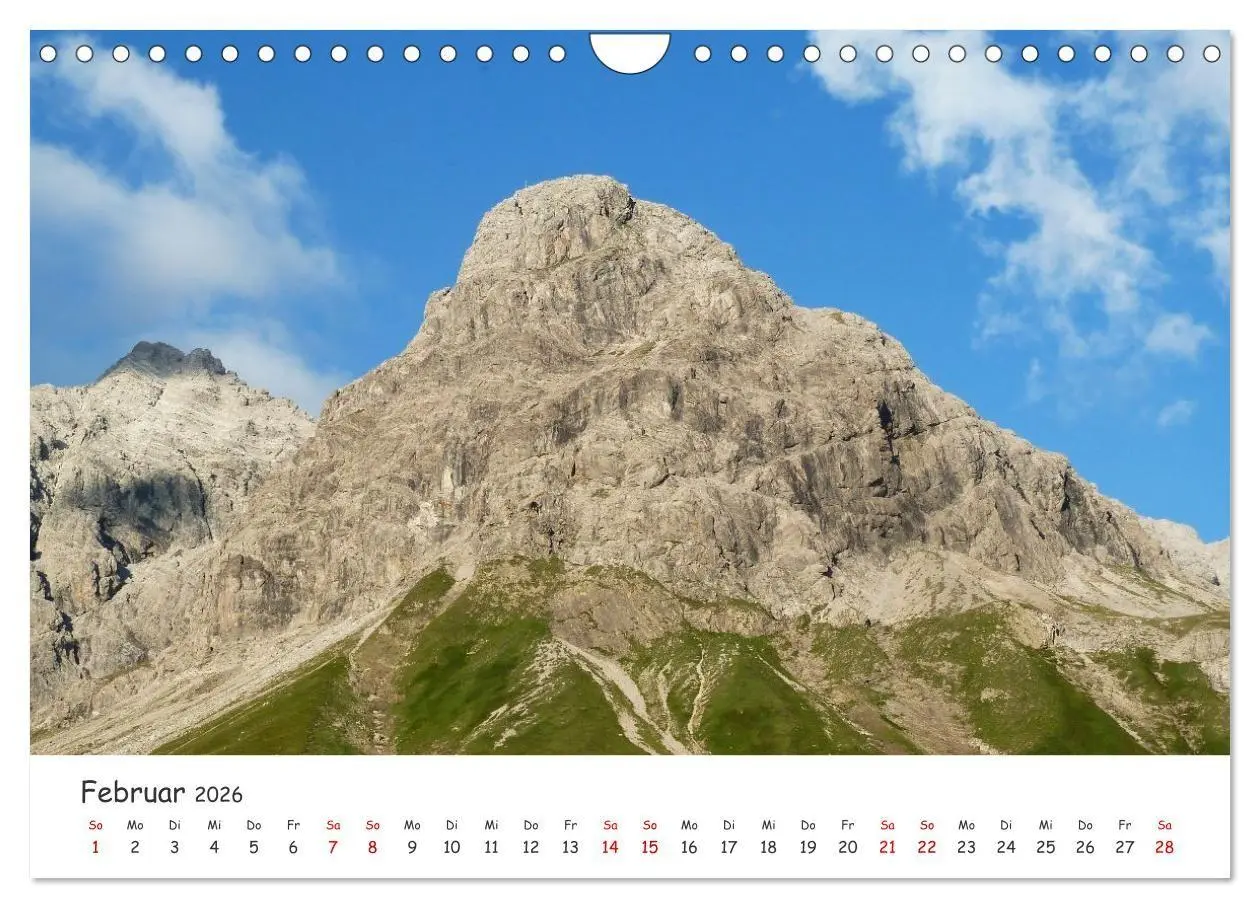 Bild: 9783516722383 | Über die Alpen - Auf dem E5 von Oberstdorf nach Meran (Wandkalender...