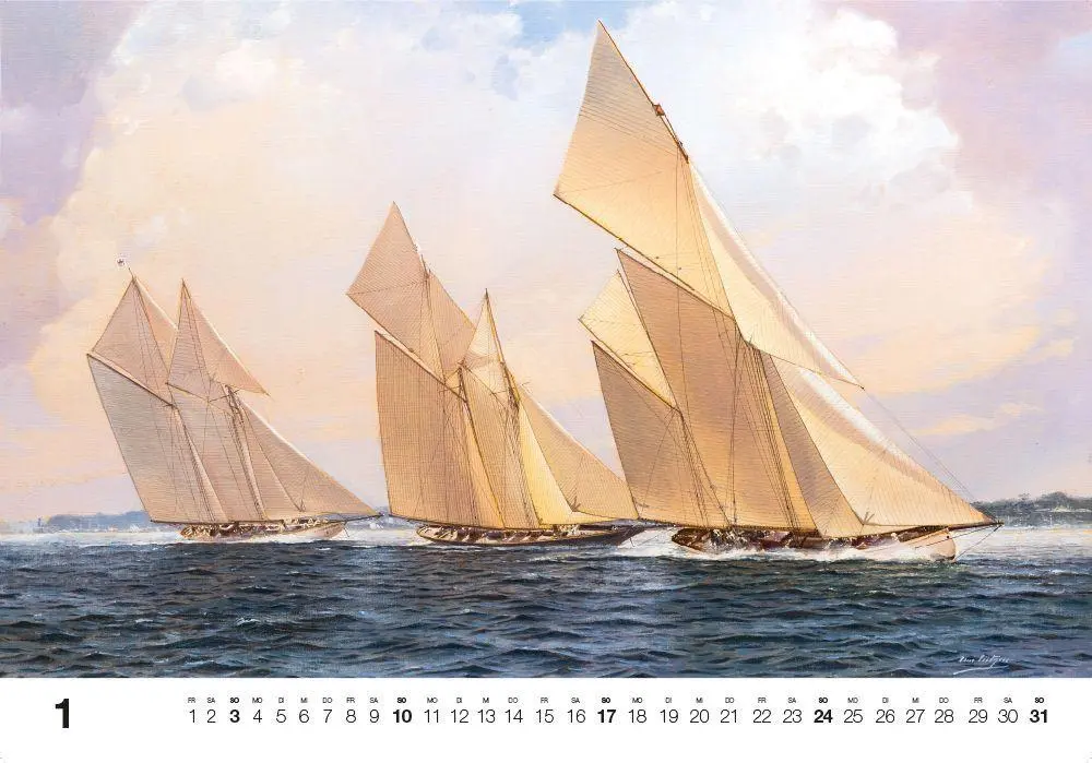 Bild: 9783667132383 | Maritime Malerei - Uwe Lütgen 2027 | Kalender | 14 S. | Deutsch | 2027
