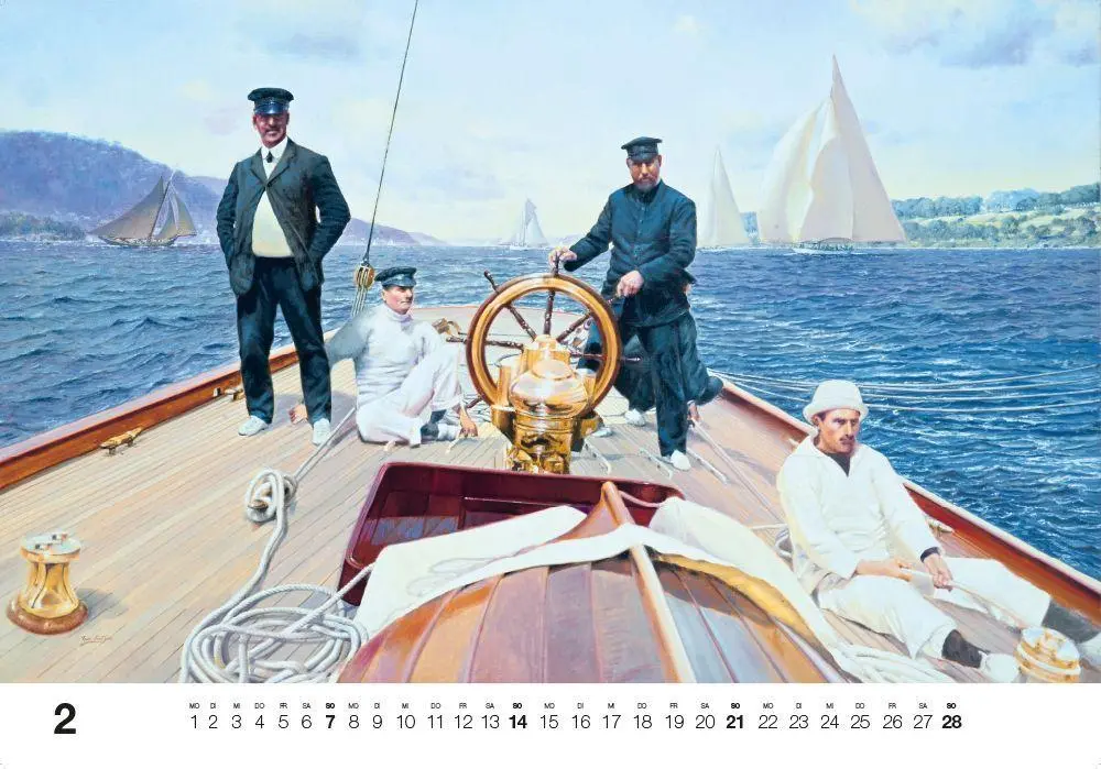 Bild: 9783667132383 | Maritime Malerei - Uwe Lütgen 2027 | Kalender | 14 S. | Deutsch | 2027
