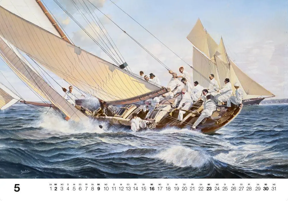 Bild: 9783667132383 | Maritime Malerei - Uwe Lütgen 2027 | Kalender | 14 S. | Deutsch | 2027