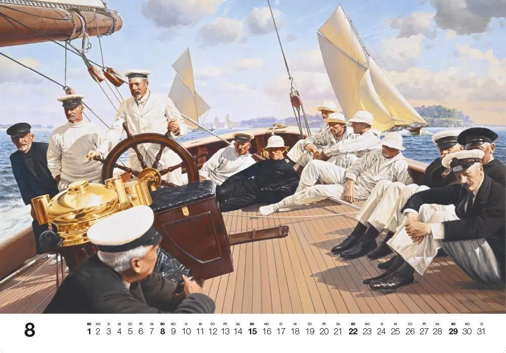 Bild: 9783667132383 | Maritime Malerei - Uwe Lütgen 2027 | Kalender | 14 S. | Deutsch | 2027