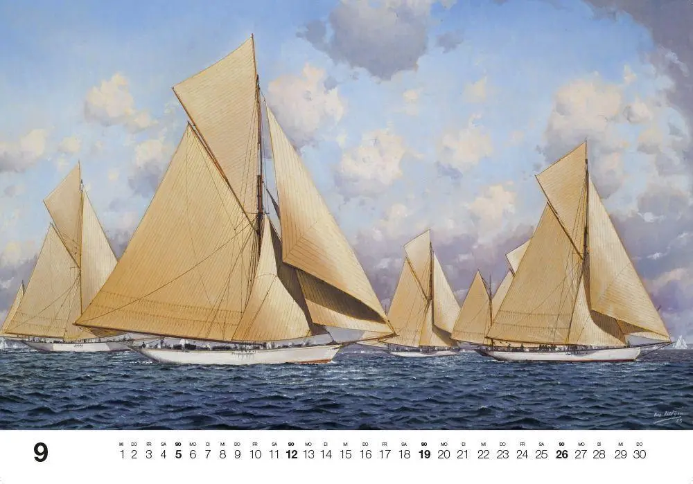 Bild: 9783667132383 | Maritime Malerei - Uwe Lütgen 2027 | Kalender | 14 S. | Deutsch | 2027