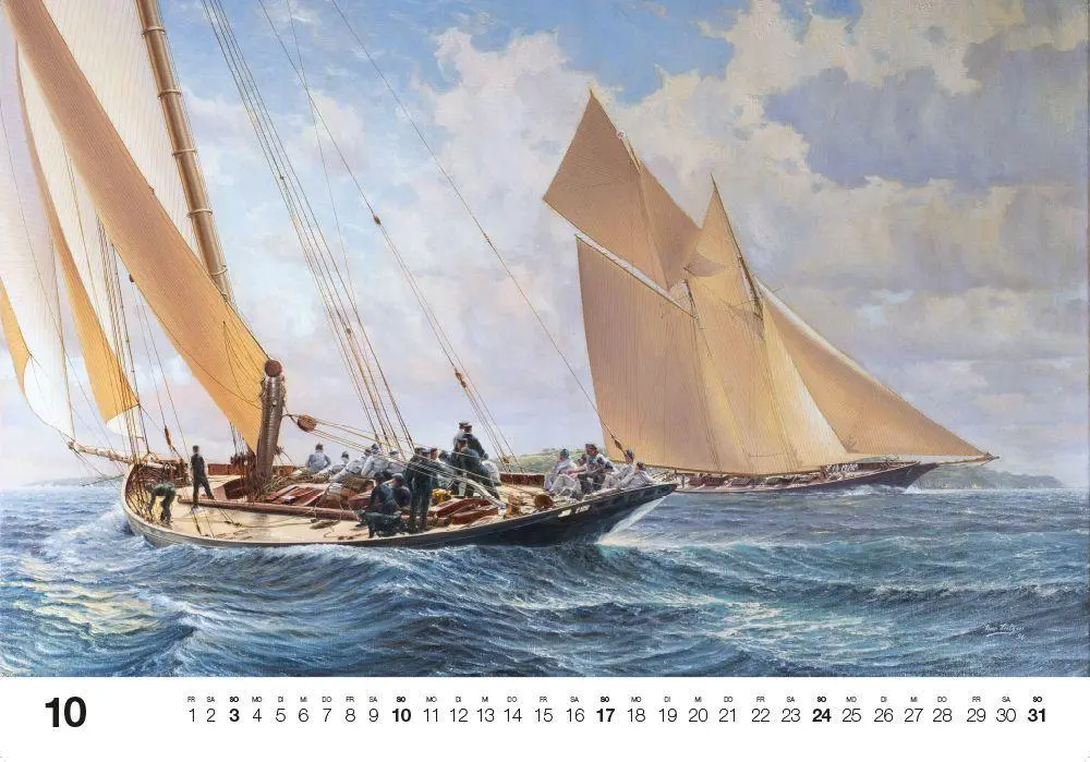 Bild: 9783667132383 | Maritime Malerei - Uwe Lütgen 2027 | Kalender | 14 S. | Deutsch | 2027