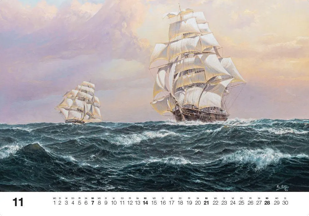 Bild: 9783667132383 | Maritime Malerei - Uwe Lütgen 2027 | Kalender | 14 S. | Deutsch | 2027