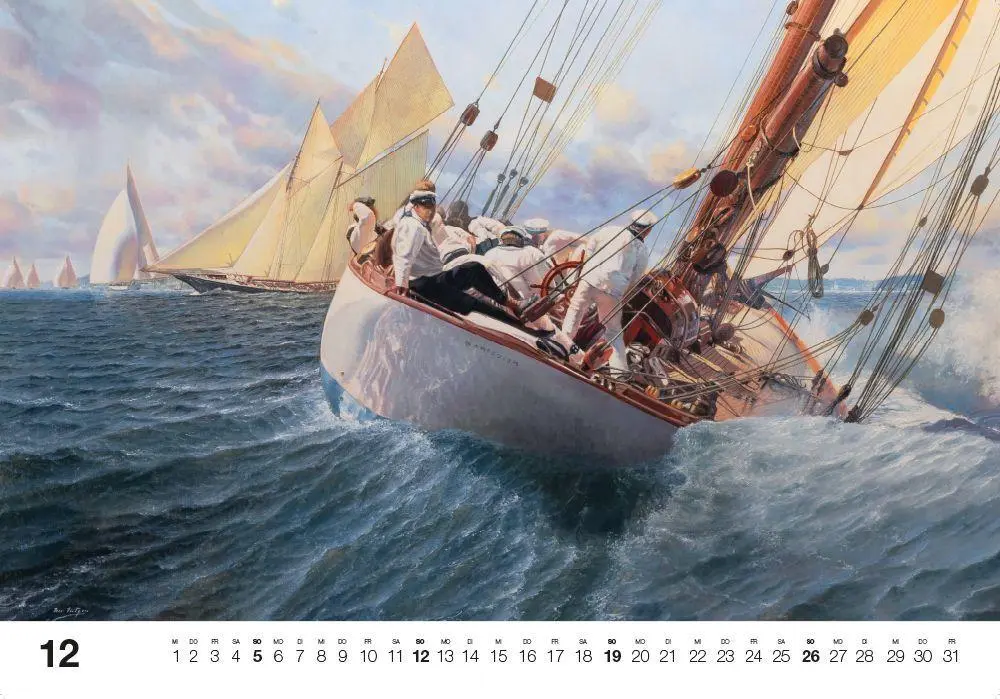 Bild: 9783667132383 | Maritime Malerei - Uwe Lütgen 2027 | Kalender | 14 S. | Deutsch | 2027