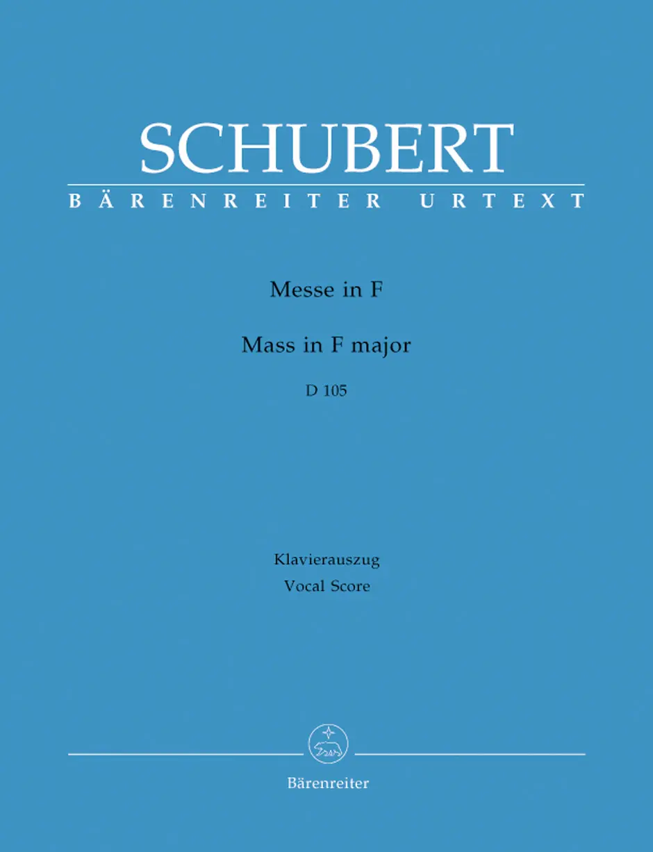 Cover: 9790006472383 | Missa F Major D 105 | Franz Schubert | Buch | Bärenreiter Verlag