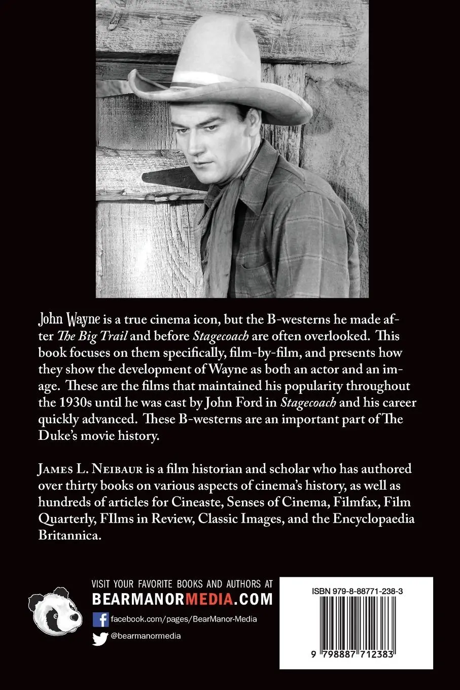 Rückseite: 9798887712383 | John Wayne B-Westerns 1932-1939 | James L. Neibaur | Taschenbuch