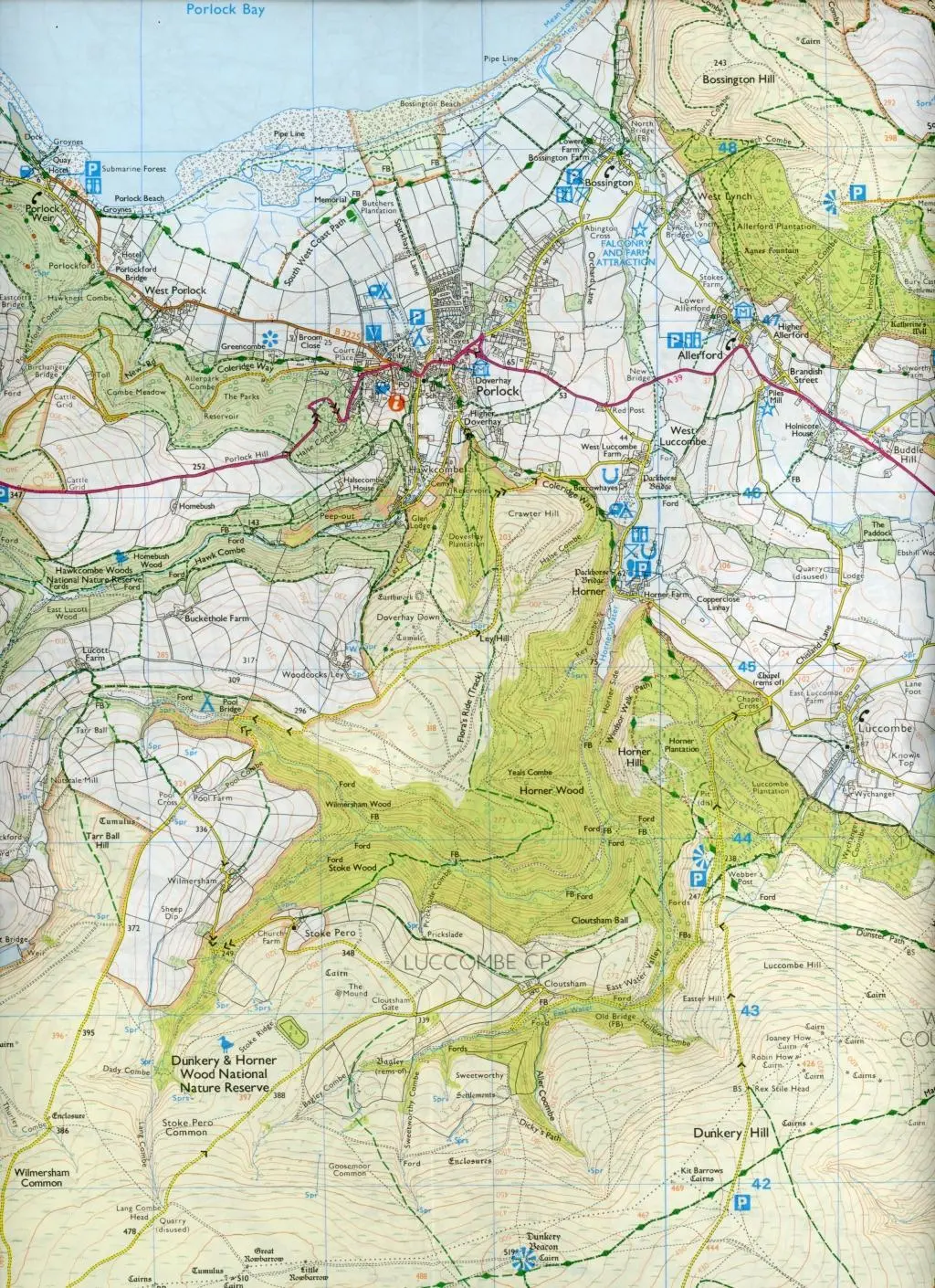 Bild: 9780319242483 | Exmoor, Barnstaple, Lynton, Minehead &amp; Dulverton | Ordnance Survey