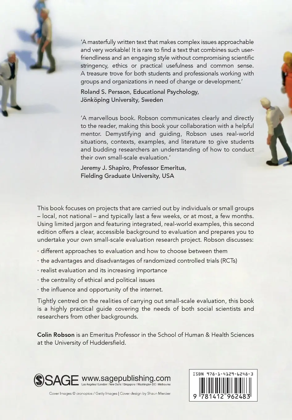 Rückseite: 9781412962483 | Small-Scale Evaluation | Principles and Practice | Colin Robson | Buch