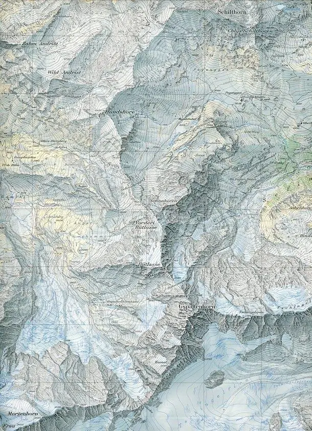 Bild: 9783302012483 | Swisstopo 1 : 25 000 Mürren | Oeschinensee - Sefingafurrga - Breithorn