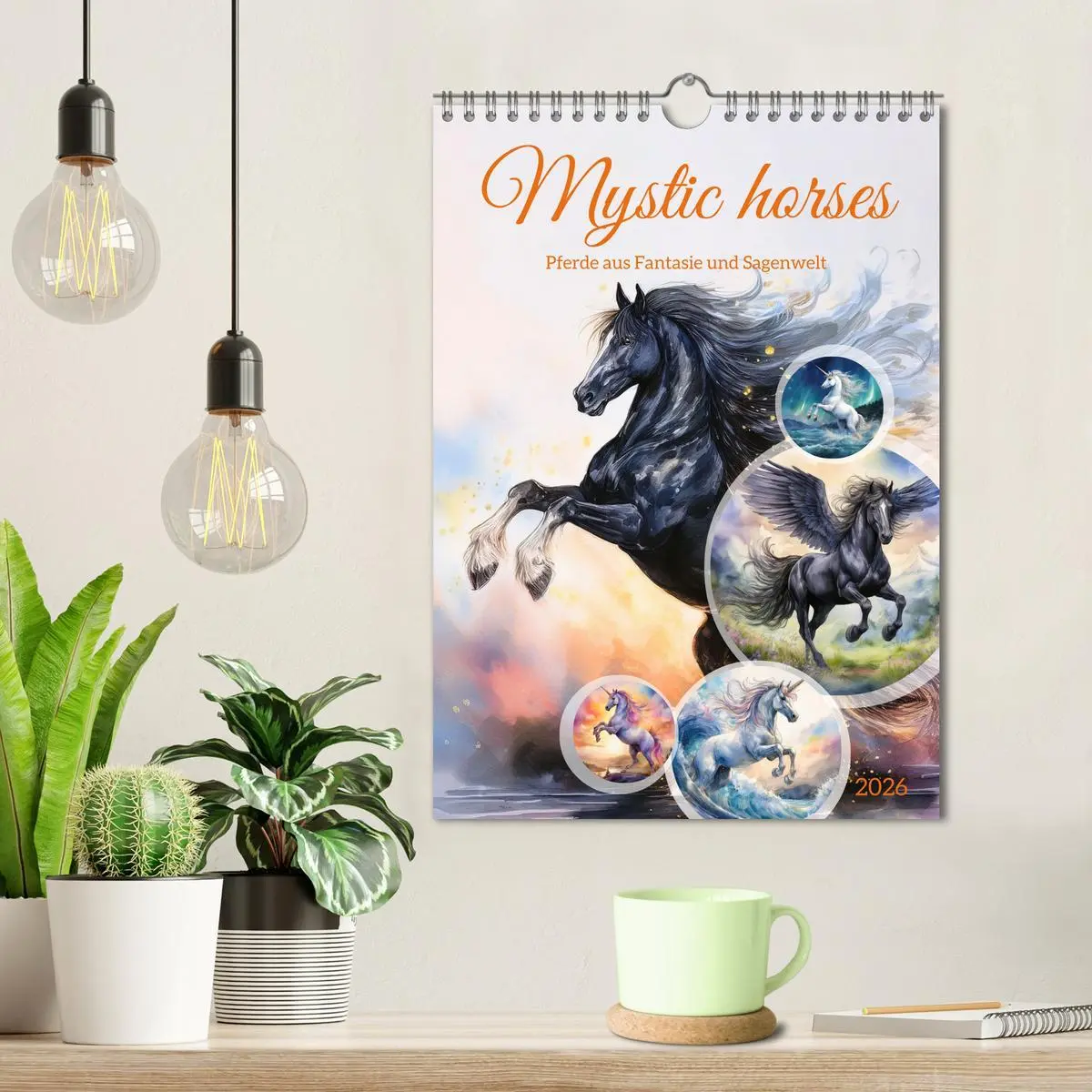 Bild: 9783457482483 | Mystic horses - Pferde aus Fantasie und Sagenwelt (Wandkalender...