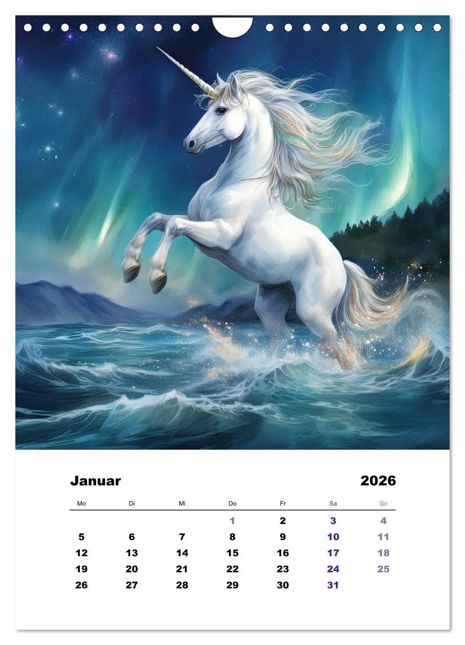 Bild: 9783457482483 | Mystic horses - Pferde aus Fantasie und Sagenwelt (Wandkalender...