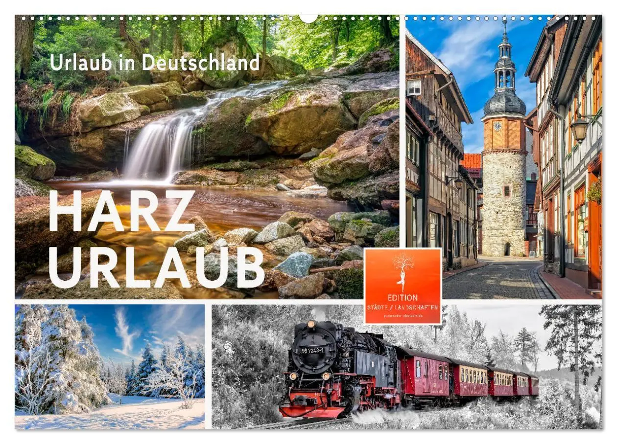 Cover: 9783457622483 | Harz - Urlaub (Wandkalender 2026 DIN A2 quer), CALVENDO Monatskalender