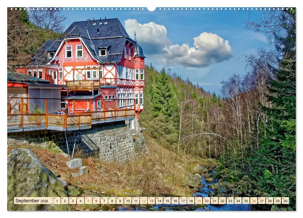 Bild: 9783457622483 | Harz - Urlaub (Wandkalender 2026 DIN A2 quer), CALVENDO Monatskalender