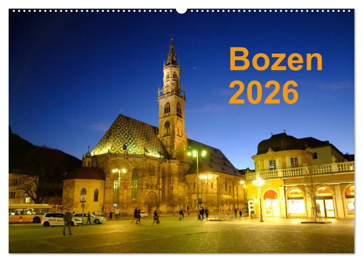 Cover: 9783457862483 | Bozen 2026 (Wandkalender 2026 DIN A2 quer), CALVENDO Monatskalender