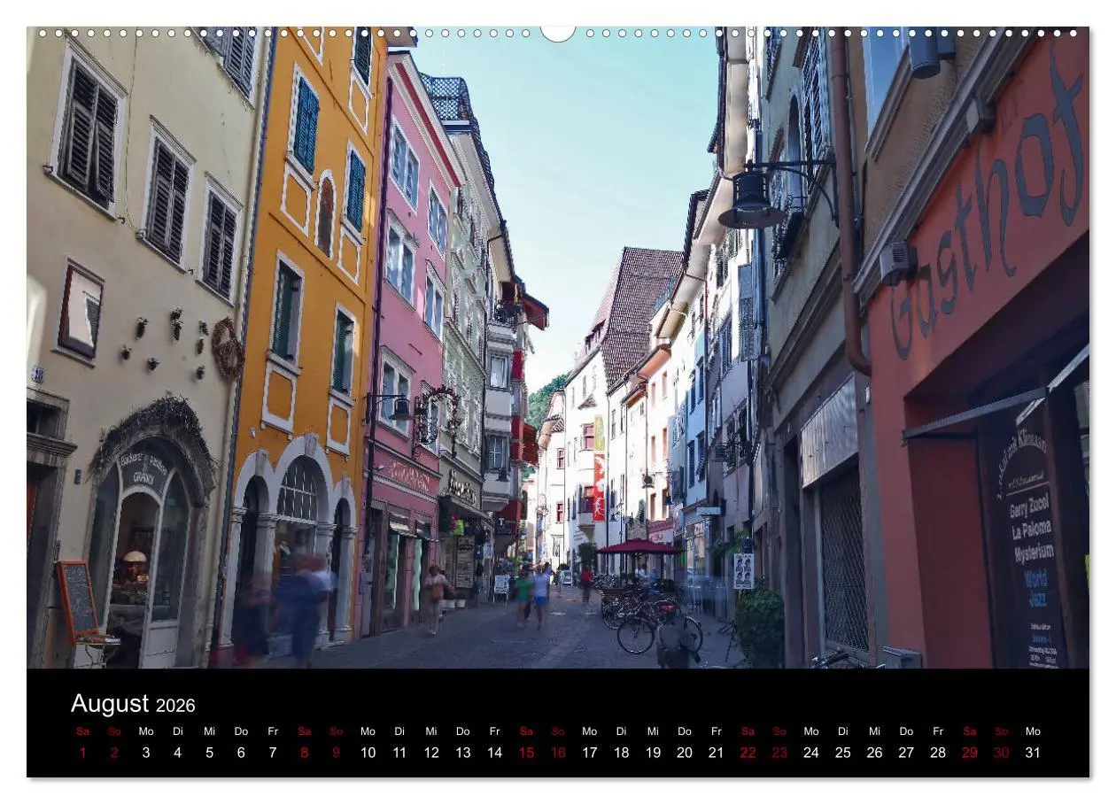Bild: 9783457862483 | Bozen 2026 (Wandkalender 2026 DIN A2 quer), CALVENDO Monatskalender