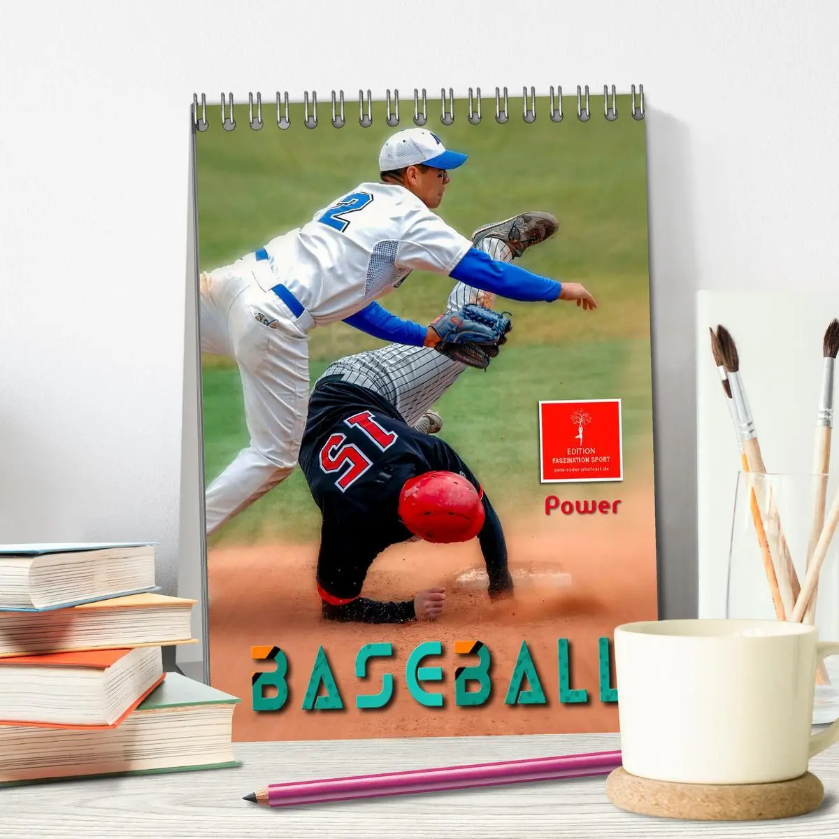 Bild: 9783516332483 | Baseball Power (Tischkalender 2026 DIN A5 hoch), CALVENDO...