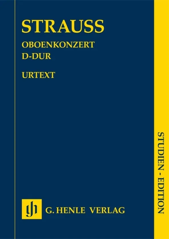 Cover: 9790201872483 | Richard Strauss - Oboenkonzert D-dur | Besetzung: Orchester | Buch