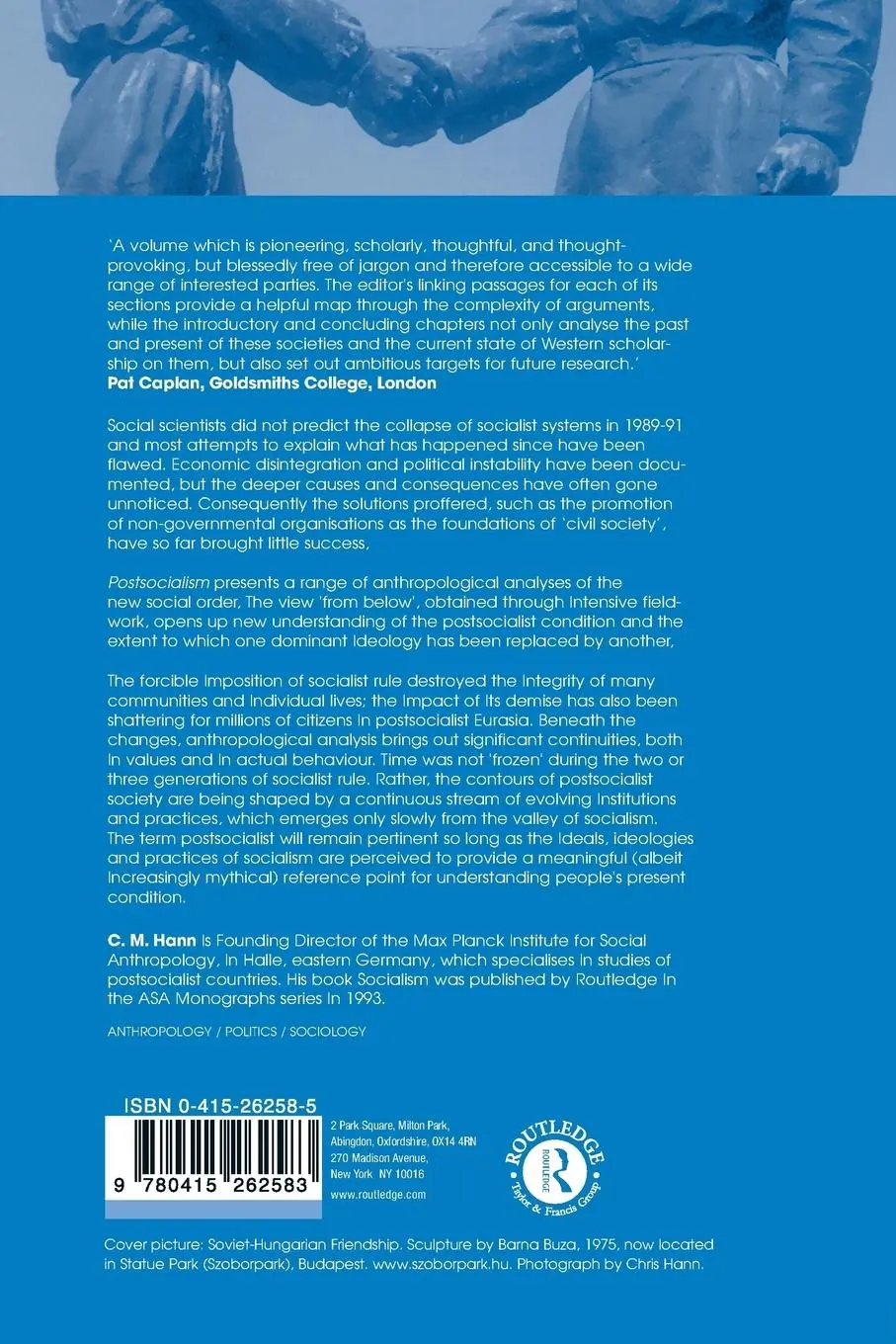 Rückseite: 9780415262583 | Postsocialism | Ideals, ideologies and practices in Eurasia | Hann