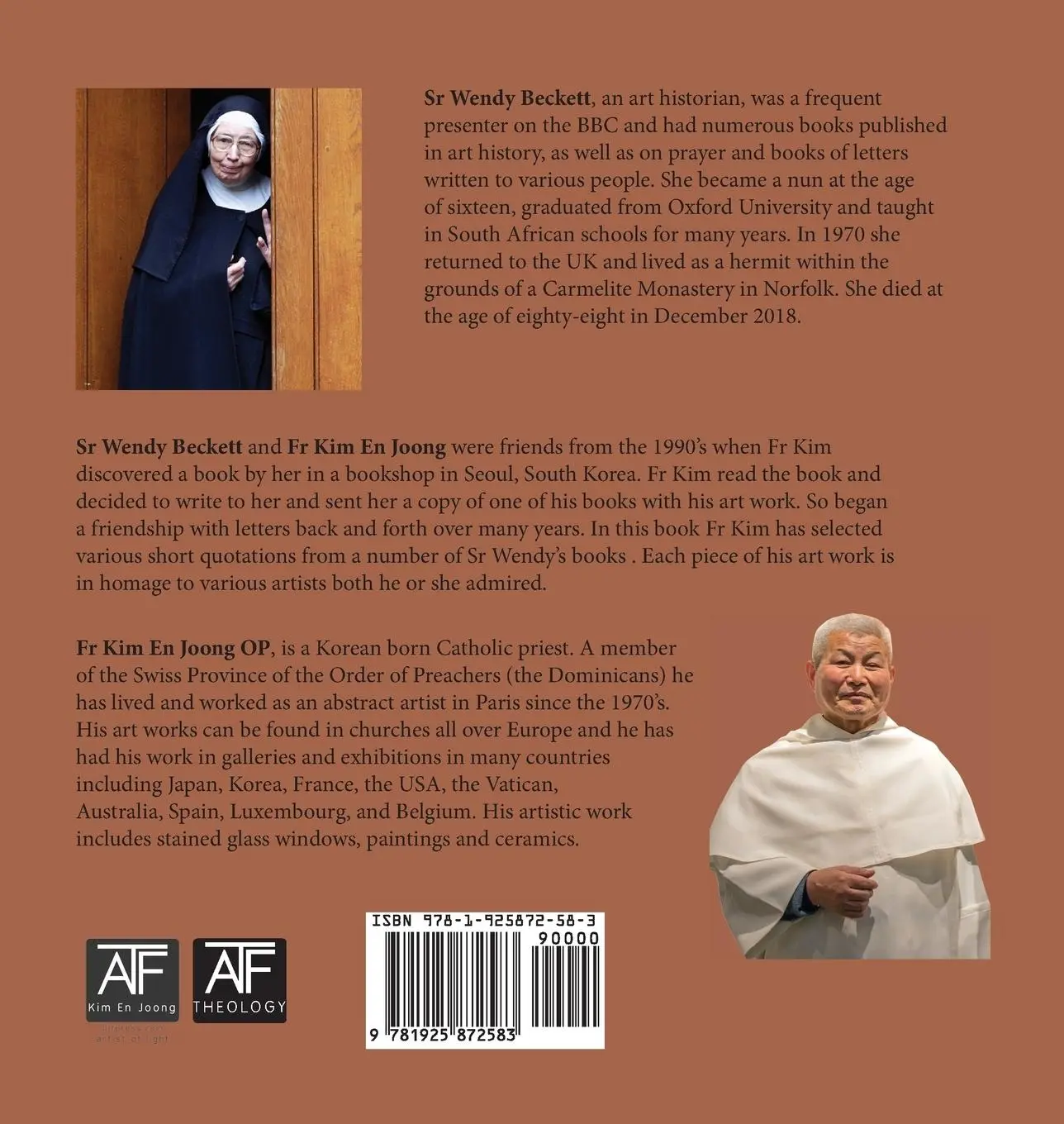 Rückseite: 9781925872583 | Sister Wendy Beckett and Father Kim En Joong | Joong En Kim (u. a.)