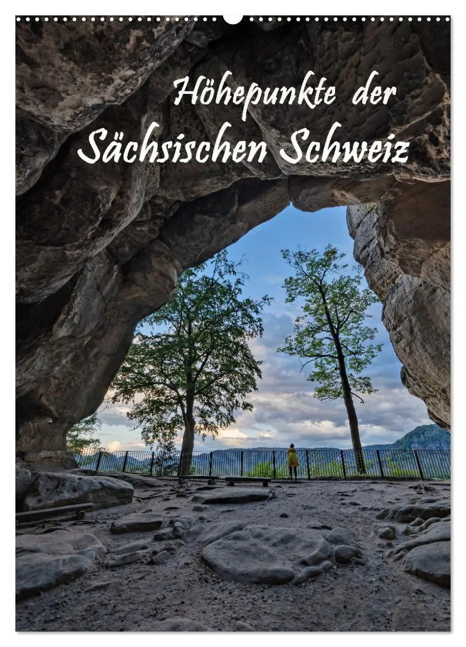 Cover: 9783516252583 | Höhepunkte der Sächsischen Schweiz (Wandkalender 2026 DIN A2 hoch),...