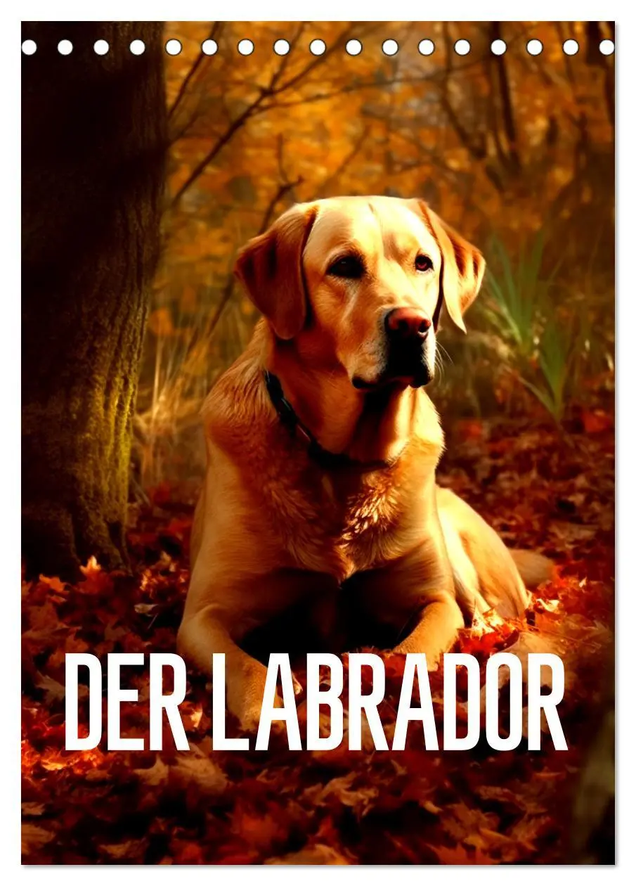 Cover: 9783516322583 | Der Labrador (Tischkalender 2026 DIN A5 hoch), CALVENDO Monatskalender