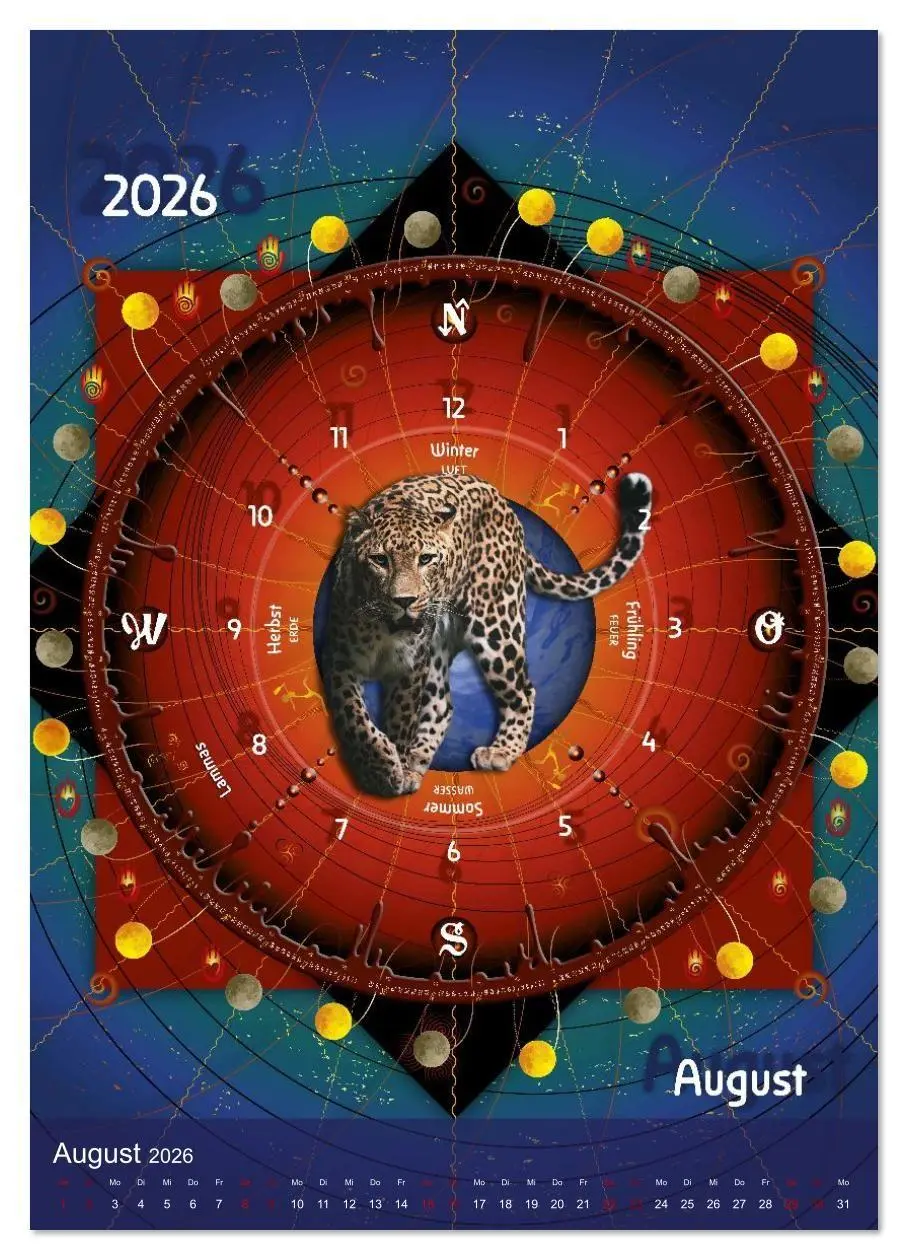 Bild: 9783516632583 | Jahreskreise (Wandkalender 2026 DIN A2 hoch), CALVENDO Monatskalender