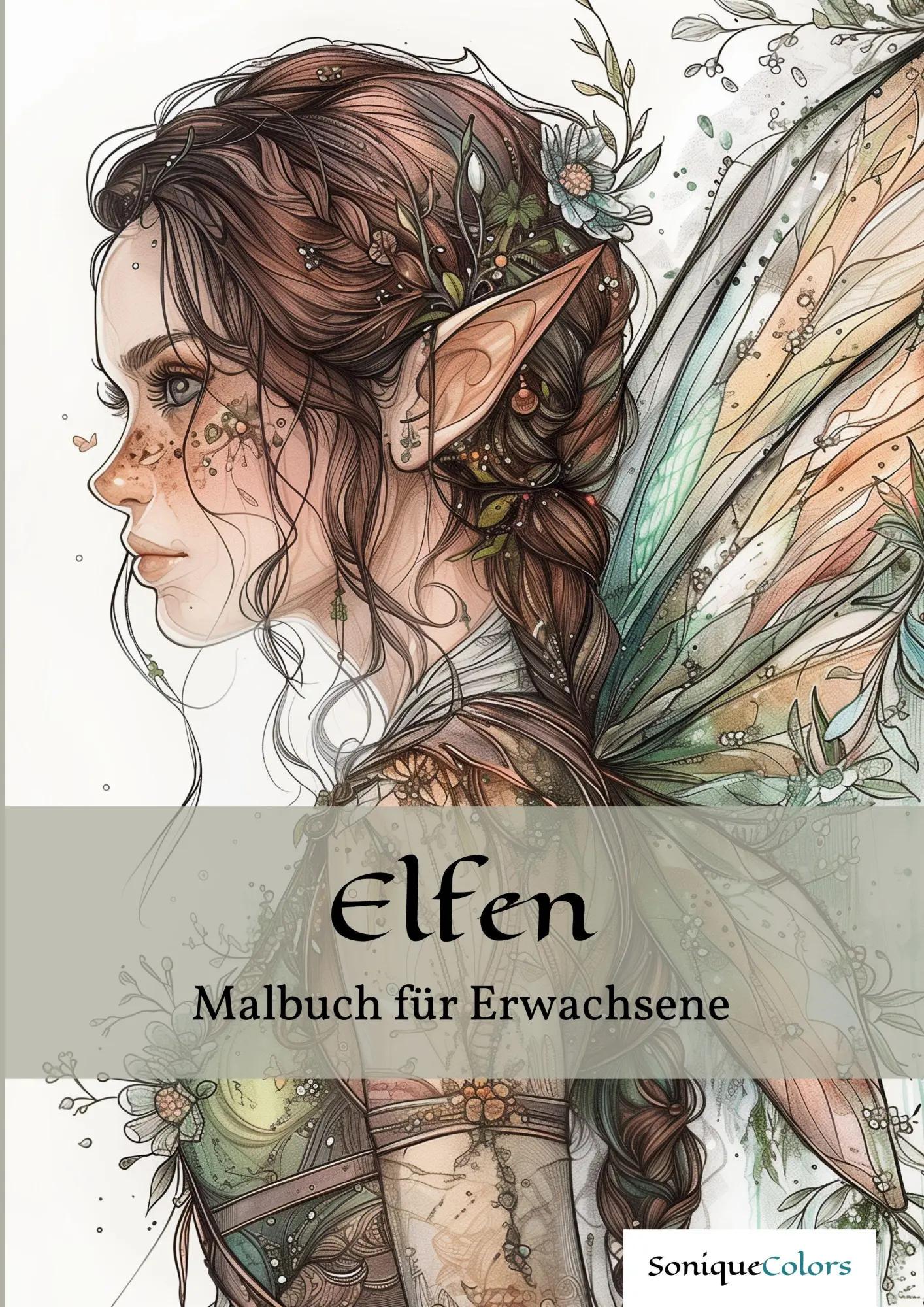 Cover: 9783819432583 | Elfen - Malbuch für Erwachsene | SoniqueColors | Taschenbuch | 104 S.