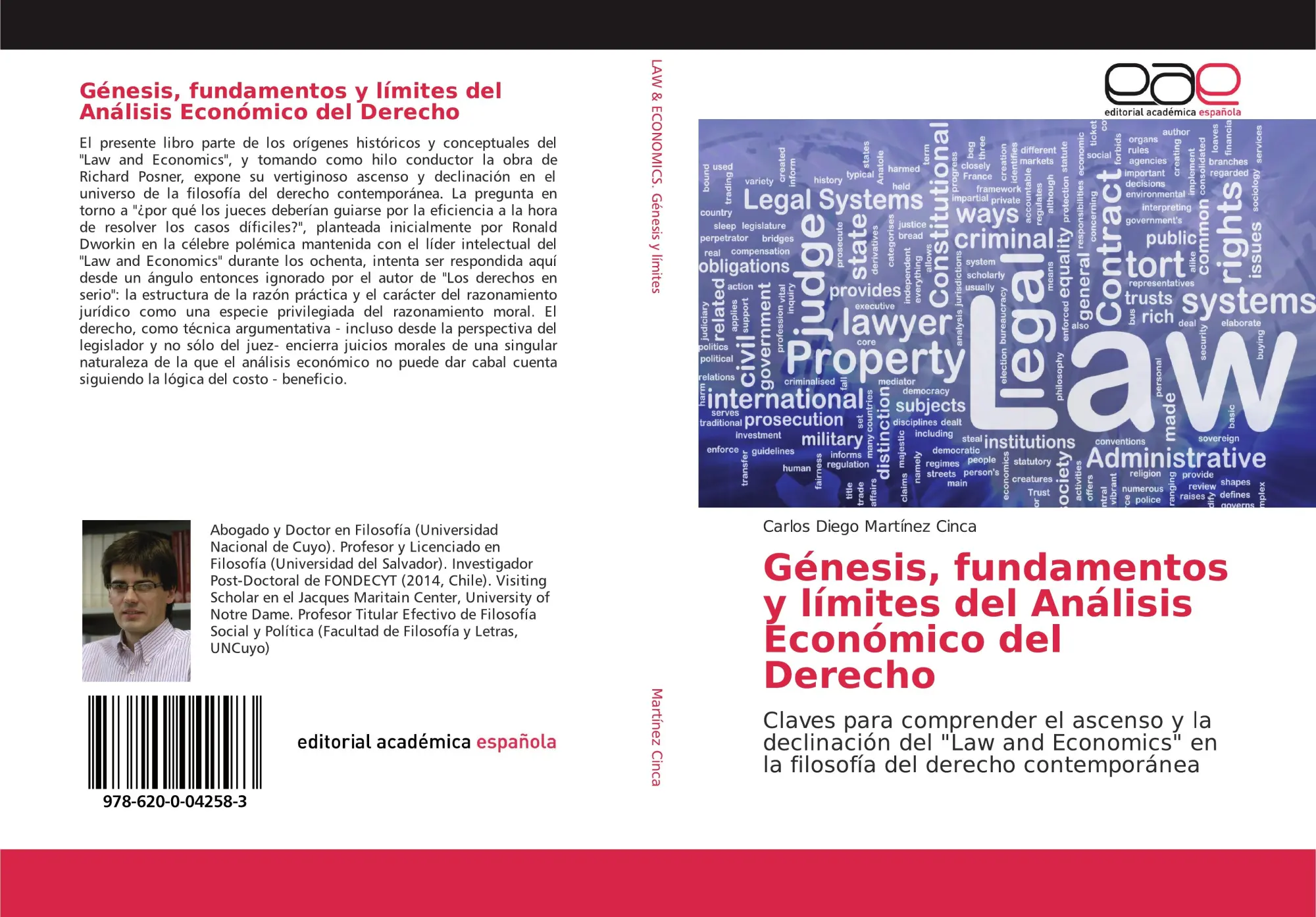Cover: 9786200042583 | Génesis, fundamentos y límites del Análisis Económico del Derecho