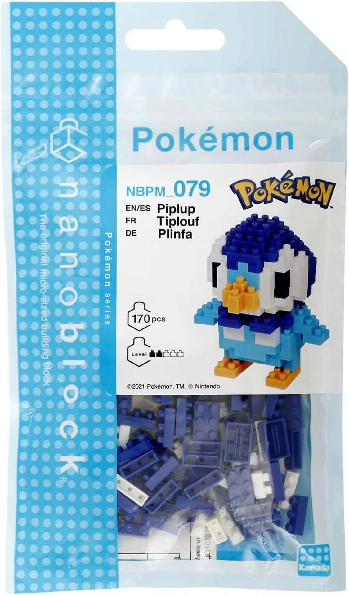 Cover: 4972825222683 | Nanoblock - Pokemon - Tiplouf - 170 Teile | Bandai | EAN 4972825222683