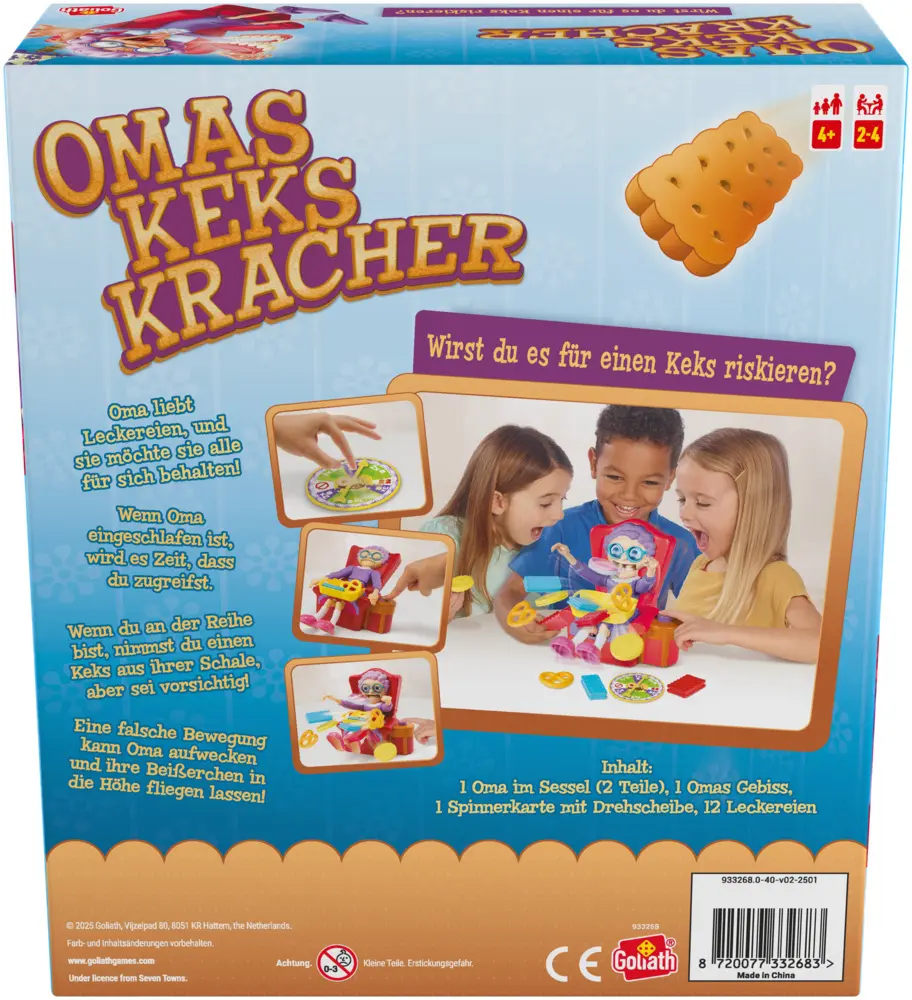 Bild: 8720077332683 | Omas Kekskracher | Spiel | 933268.006 | Deutsch | 2025 | Goliath Toys