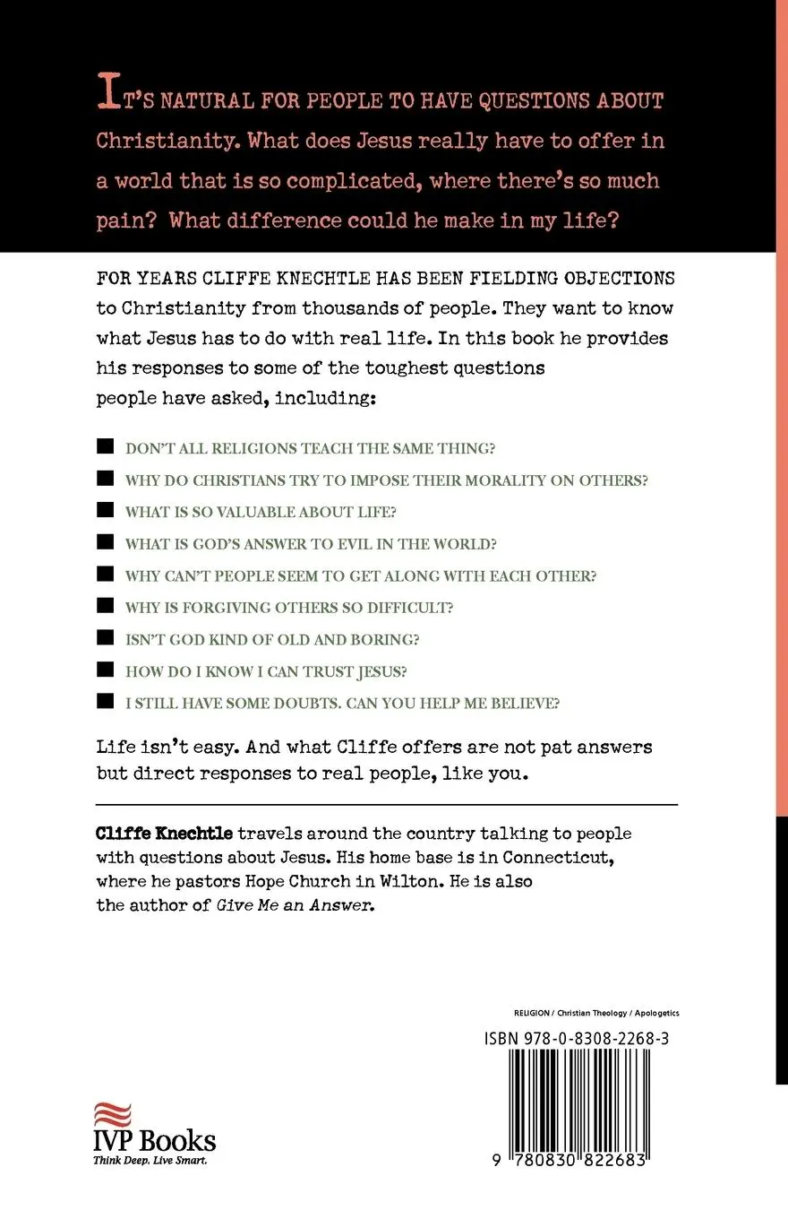 Rückseite: 9780830822683 | Help Me Believe | Direct Answers to Real Questions | Cliffe Knechtle