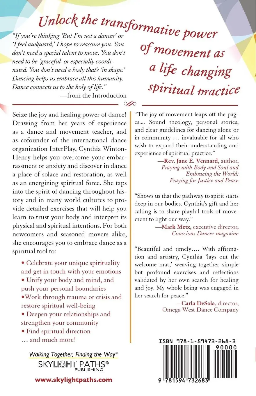 Rückseite: 9781594732683 | Dance-The Sacred Art | The Joy of Movement as a Spiritual Practice