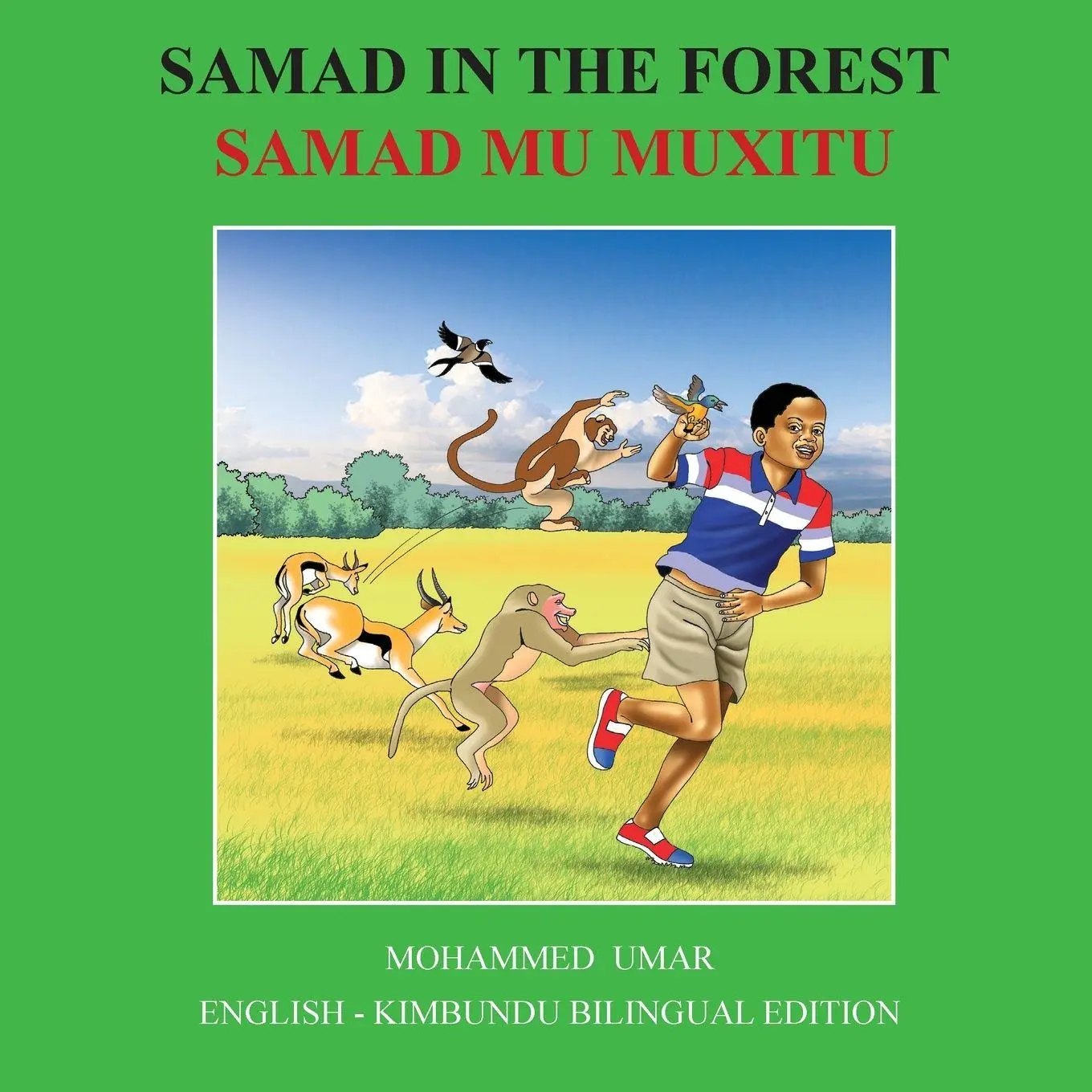 Cover: 9781917632683 | Samad in the Forest | English - Kimbundu Bilingual Edition | Umar