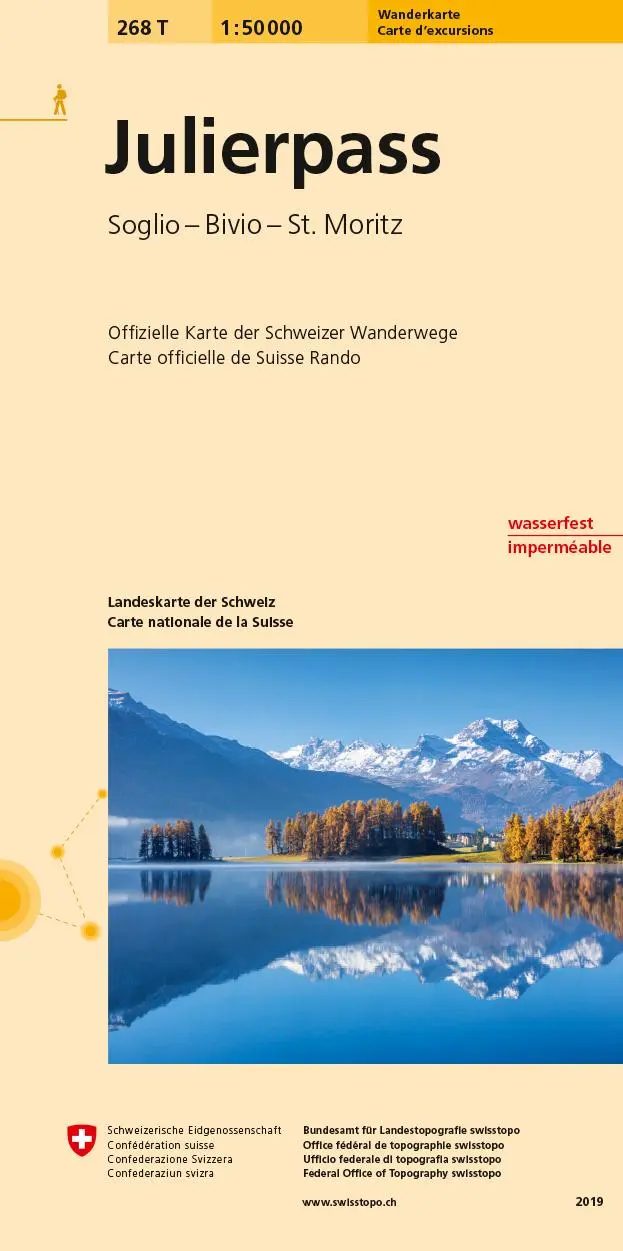 Cover: 9783302302683 | Swisstopo 1 : 50 000 Julierpass | (Land-)Karte | Swisstopo 1 : 50 000