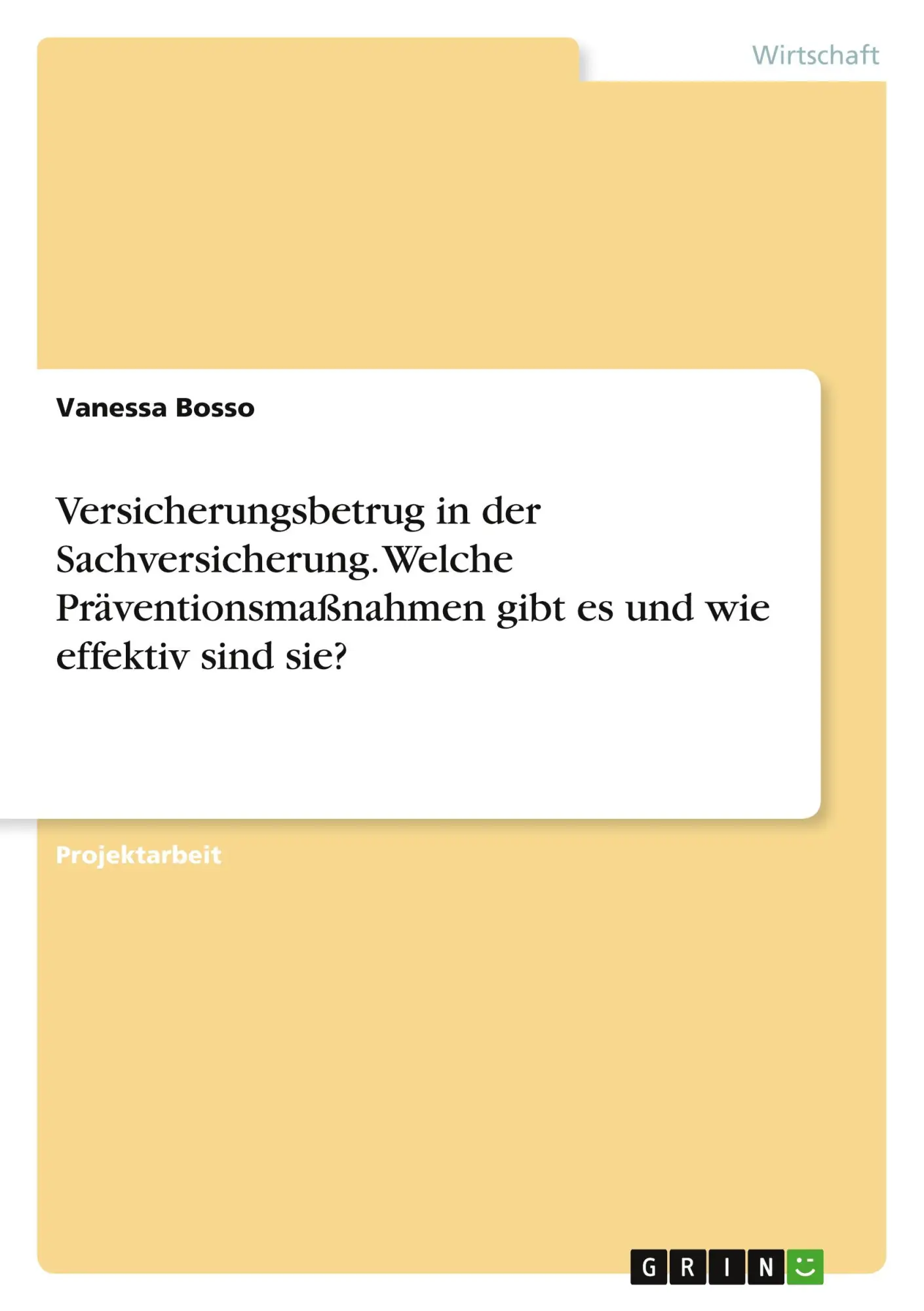 Cover: 9783346032683 | Versicherungsbetrug in der Sachversicherung. Welche...