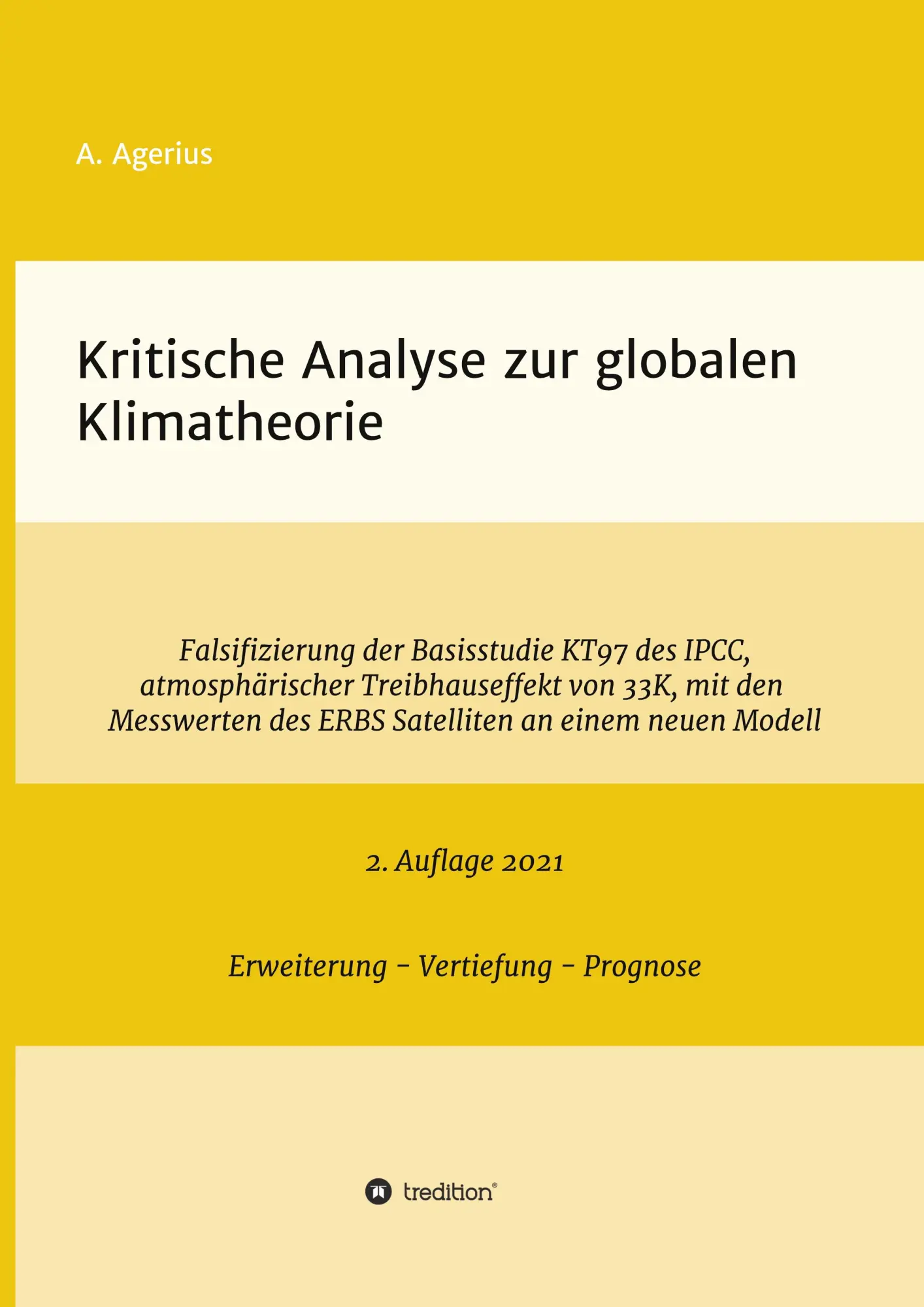 Cover: 9783347262683 | Kritische Analyse zur globalen Klimatheorie | A. Agerius | Buch | 2021
