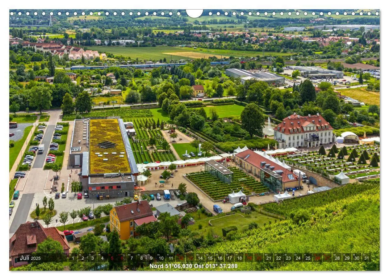 Bild: 9783435442683 | Traumziele in Sachsen (Wandkalender 2025 DIN A3 quer), CALVENDO...