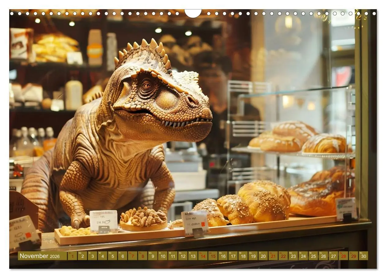 Bild: 9783457392683 | Wie wäre es mit einem Dinosaurier als Haustier? (Wandkalender 2026...