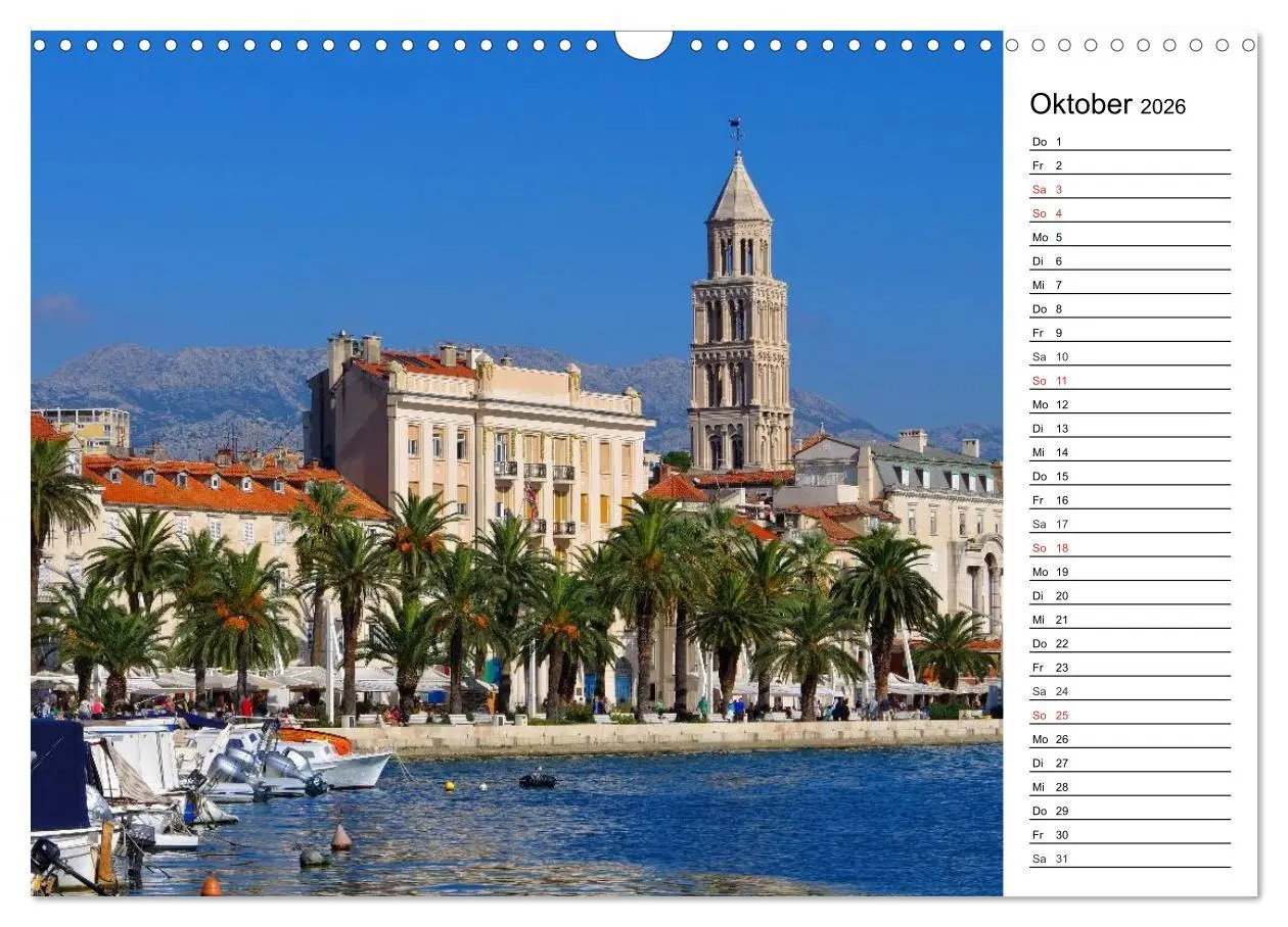Bild: 9783516002683 | Split - Metropole Dalmatiens (Wandkalender 2026 DIN A3 quer),...