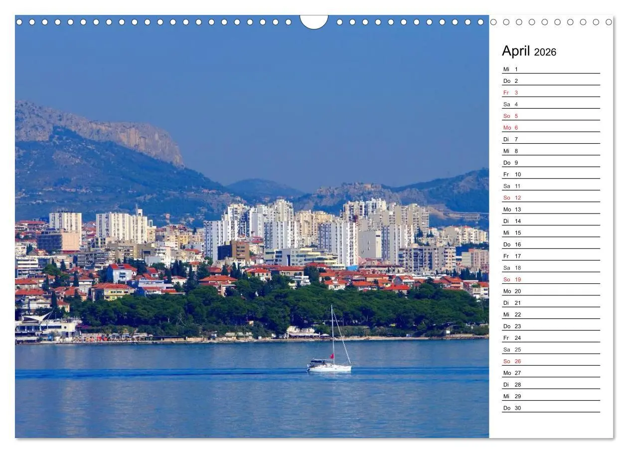 Bild: 9783516002683 | Split - Metropole Dalmatiens (Wandkalender 2026 DIN A3 quer),...
