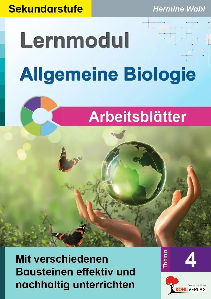 Cover: 9783988412683 | Lernmodul 4: Allgemeine Biologie / Arbeitsblätter | Hermine Wabl
