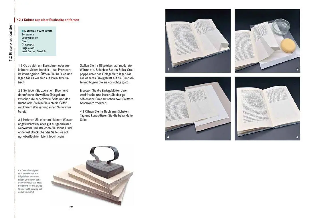 Bild: 9783258602783 | Bücher restaurieren | Reparatur und Pflege - Schritt für Schritt