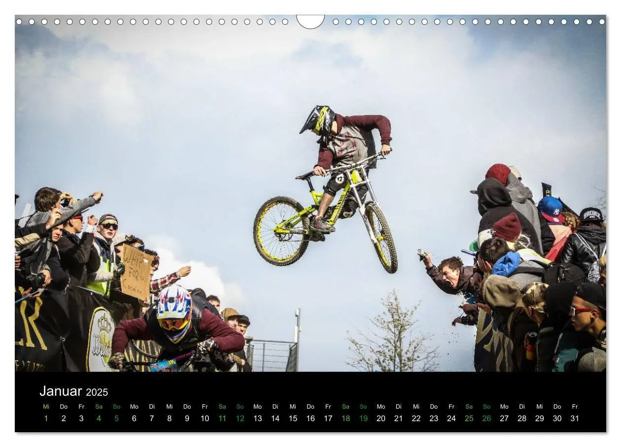 Bild: 9783435432783 | Downhill Racing 2025 (Wandkalender 2025 DIN A3 quer), CALVENDO...