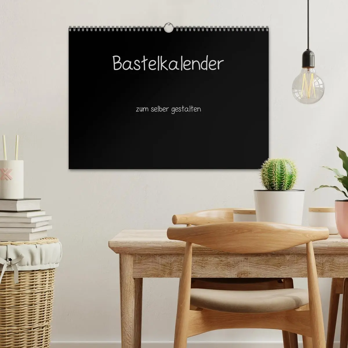 Bild: 9783516232783 | Bastelkalender - Schwarz (Wandkalender 2026 DIN A3 quer), CALVENDO...