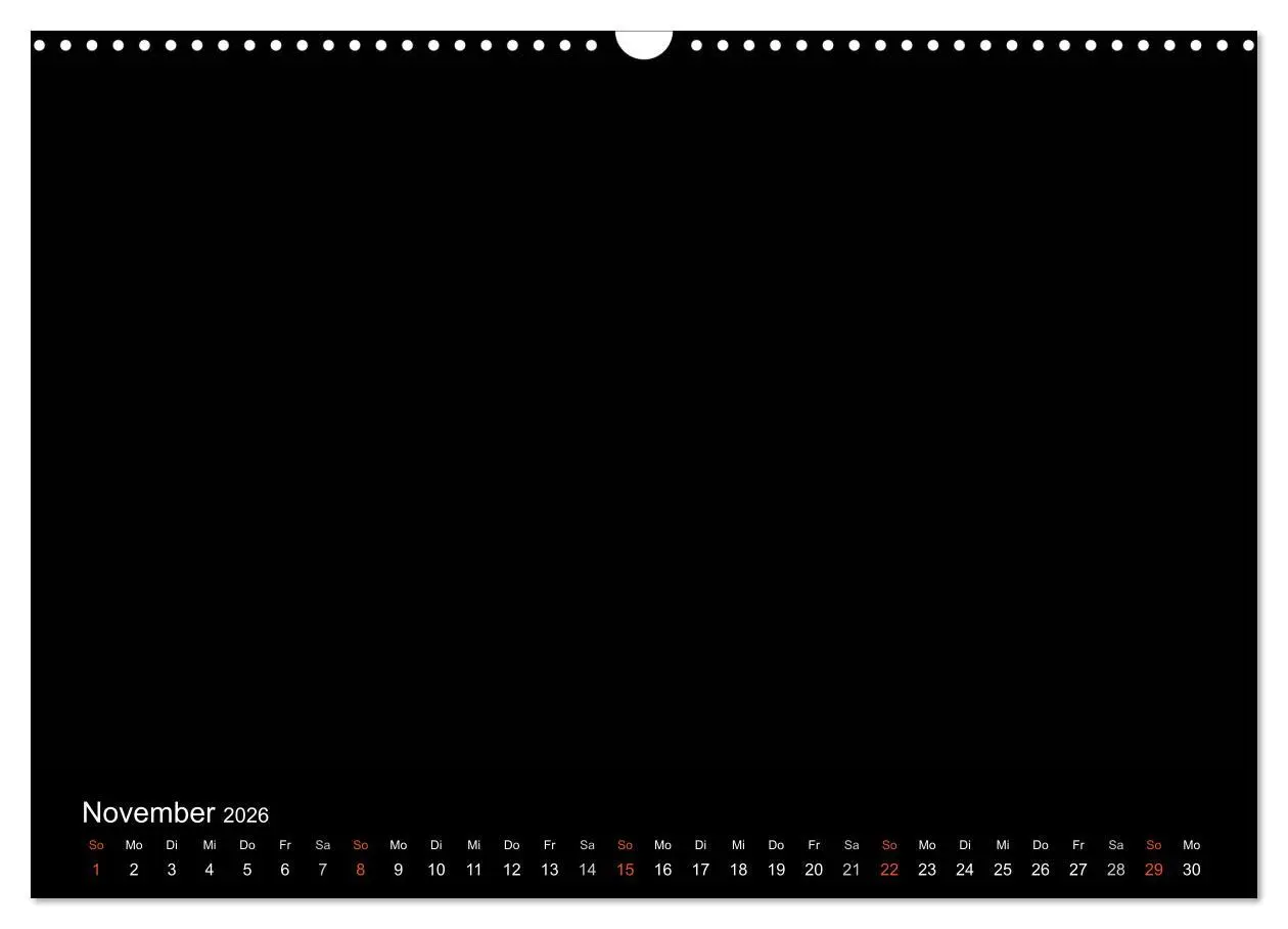 Bild: 9783516232783 | Bastelkalender - Schwarz (Wandkalender 2026 DIN A3 quer), CALVENDO...