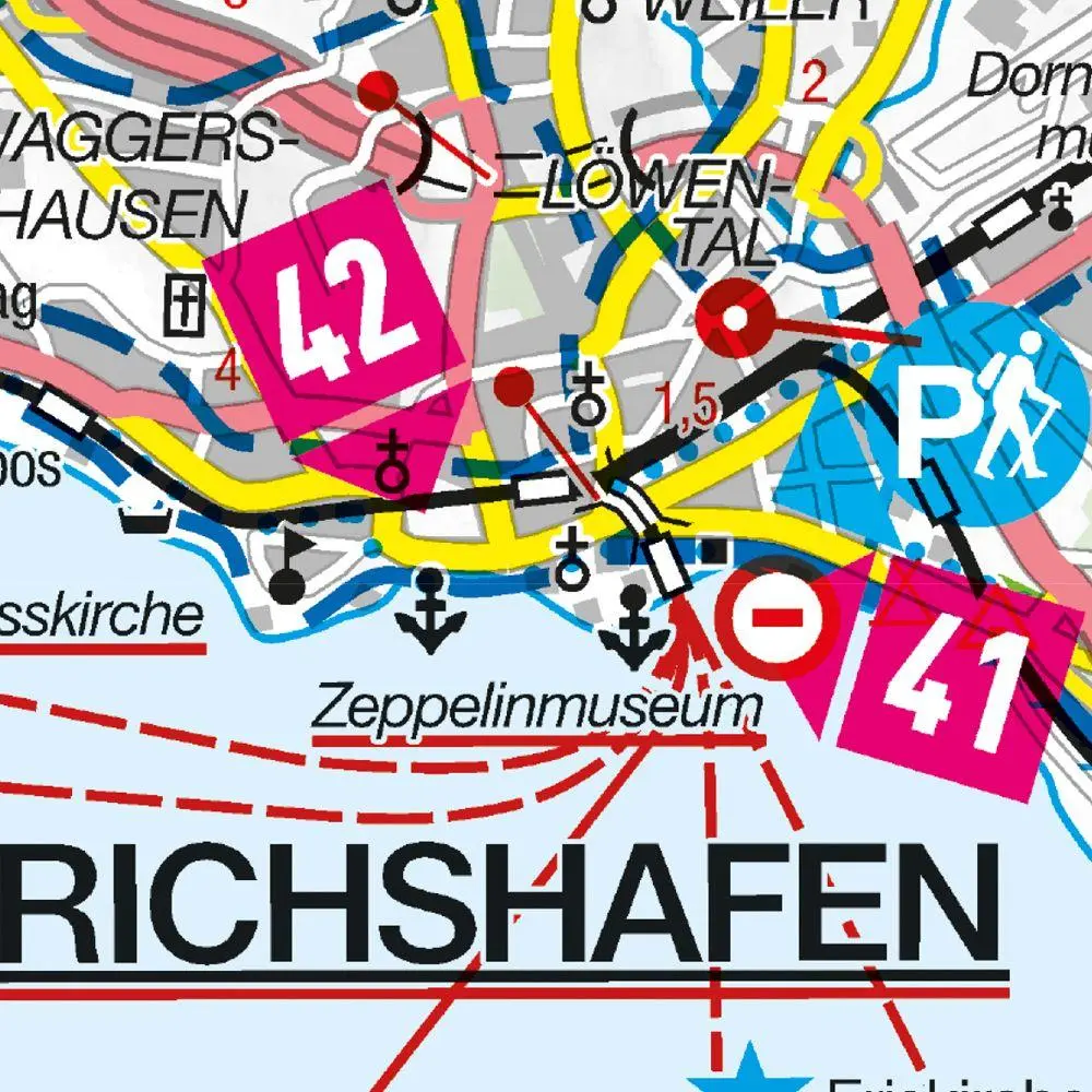 Bild: 9783575022783 | MARCO POLO Freizeitkarte 41 Bodensee, Schwäbische Alb 1:100.000 | 2025