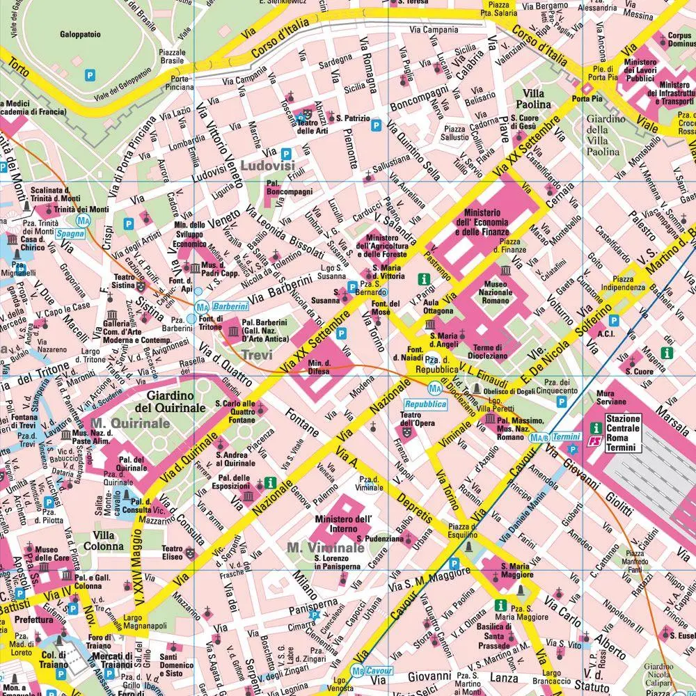 Bild: 9783707922783 | freytag &amp; berndt Stadtplan Rom 1:10.000 | Freytag &amp; Berndt | 2024