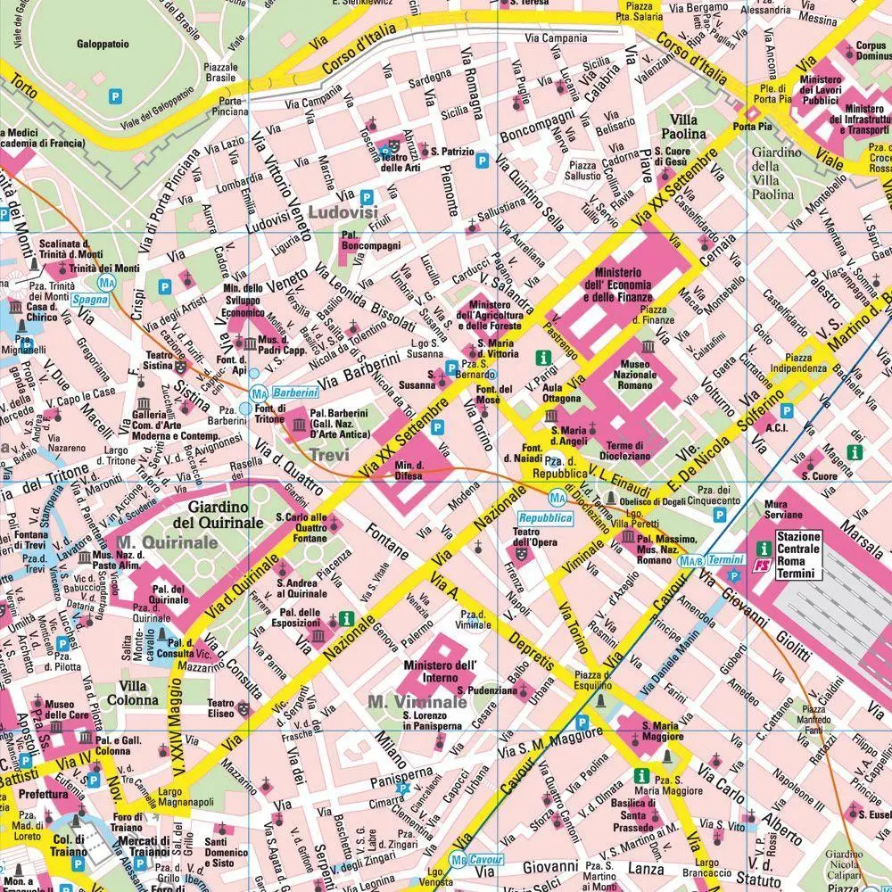 Bild: 9783707922783 | freytag &amp; berndt Stadtplan Rom 1:10.000 | Freytag &amp; Berndt | 2024
