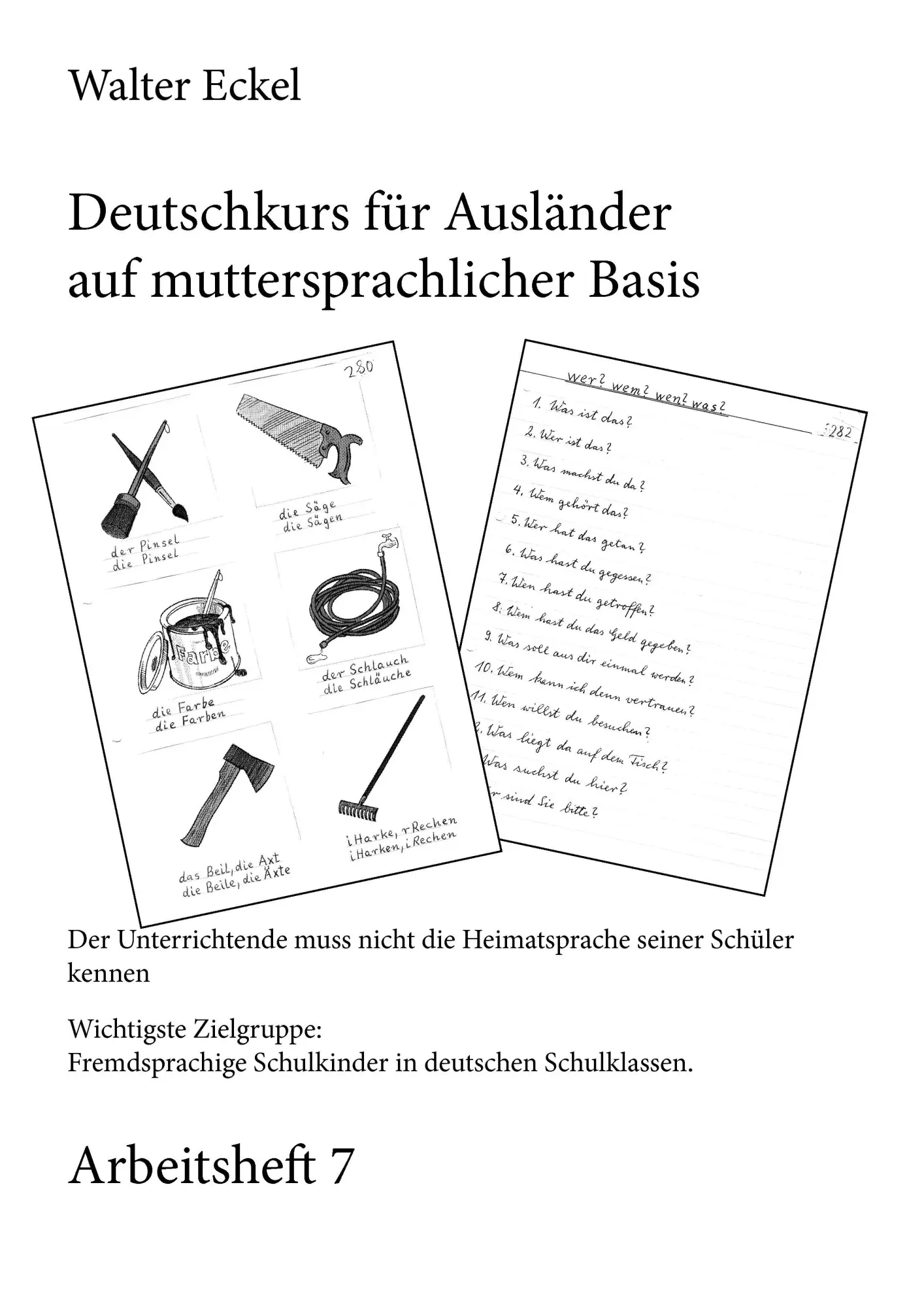 Cover: 9783738612783 | Deutschkurs für Ausländer auf muttersprachlicher Basis - Arbeitsheft 7